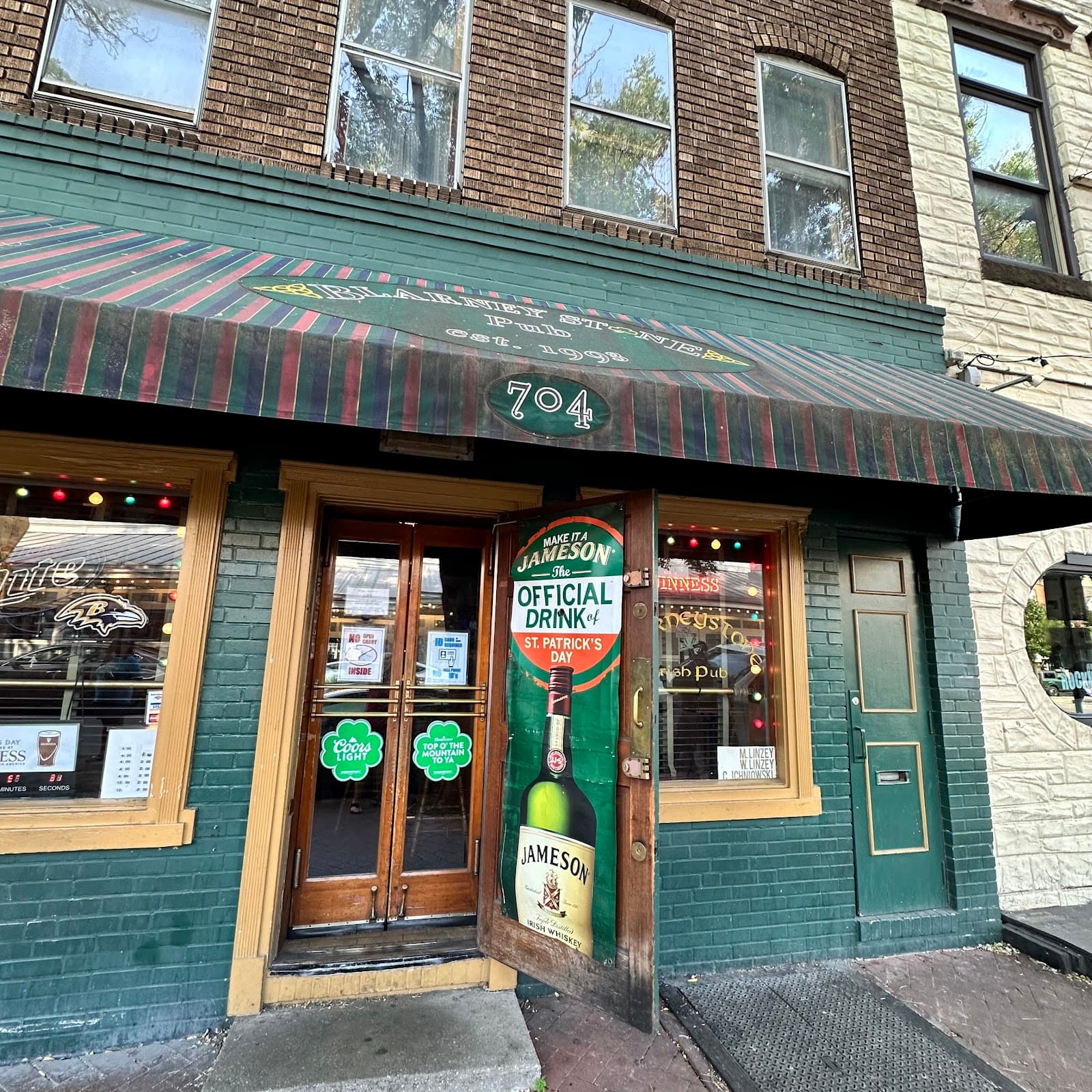 Blarney Stone Pub — Irish pub in Baltimore