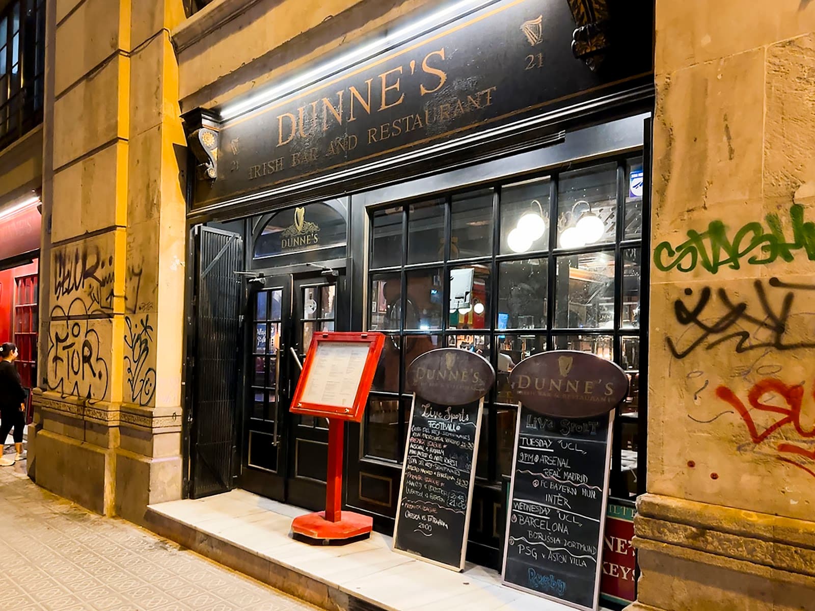 Dunne's Irish Bar — Irish pub in Barcelona