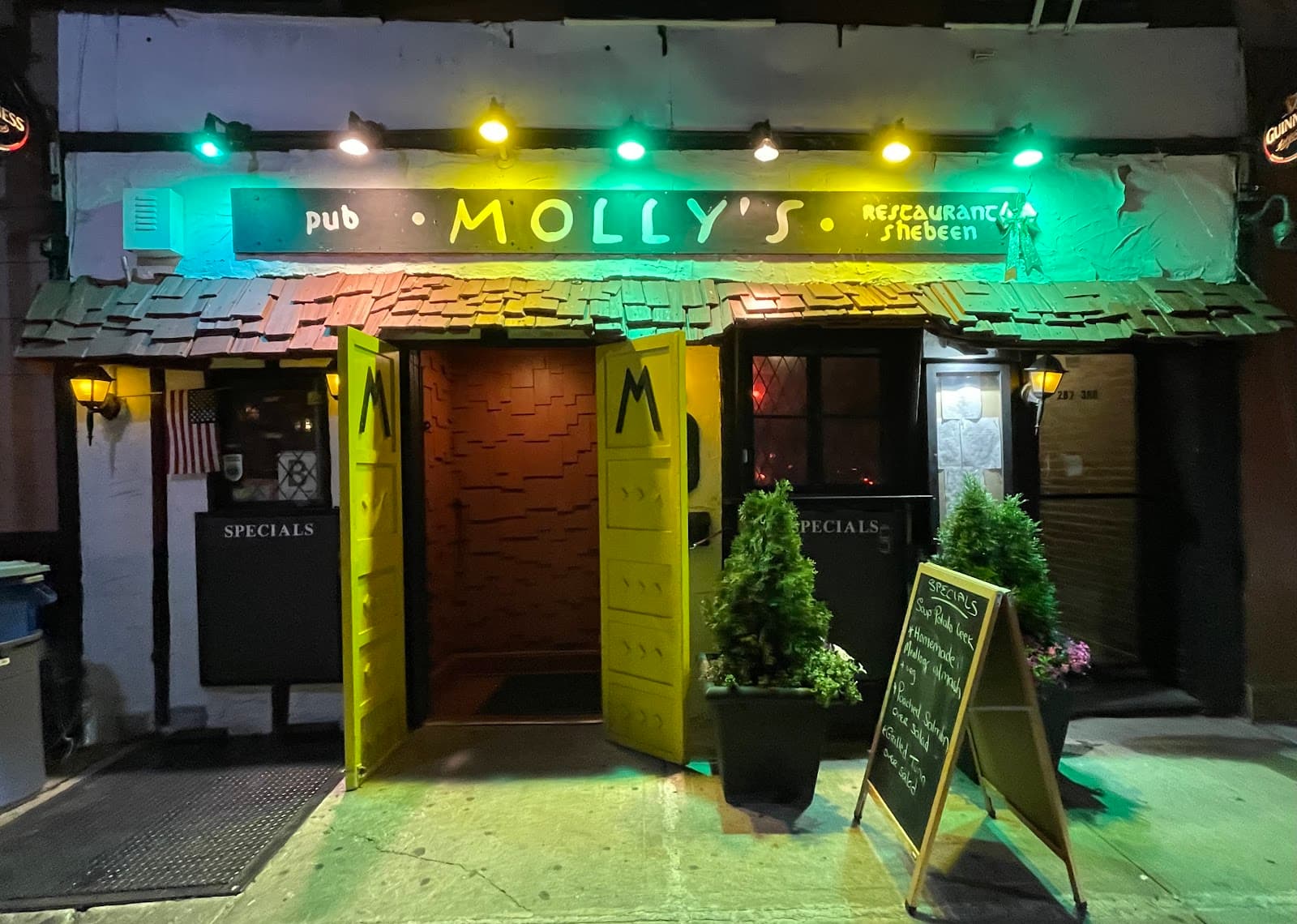 Molly's Shebeen Bar + Restaurant — Irish pub in New York