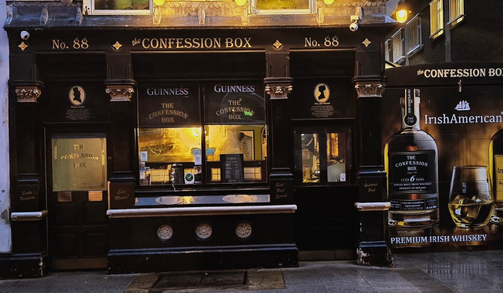 The Confession Box — Irish pub in Dublin