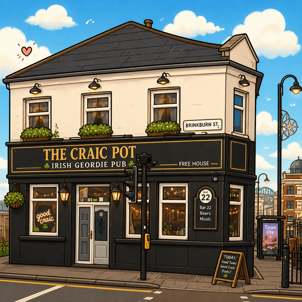 The Craic Pot Irish-Geordie Pub — Irish pub in Newcastle upon Tyne