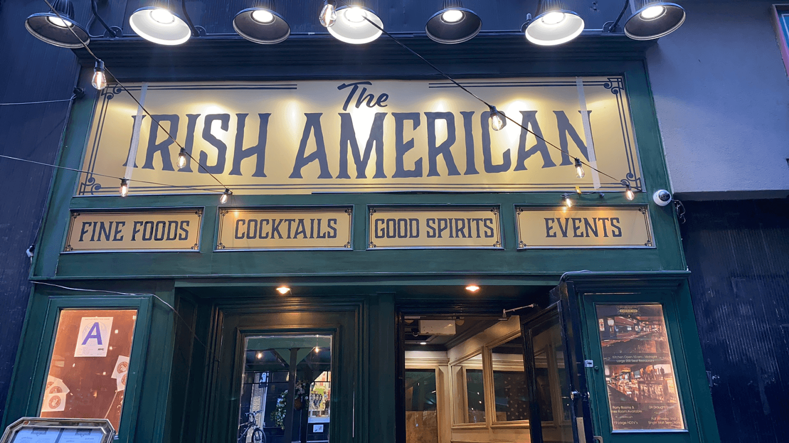 The Irish American Pub — Irish pub in New York
